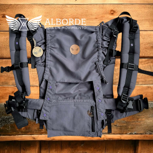 Mochila Ergonómica para bebés recién nacidos Grafito A PEDIDO