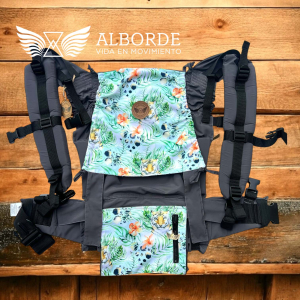 Mochila Ergonómica para bebés recién nacidos Gris Tigres
